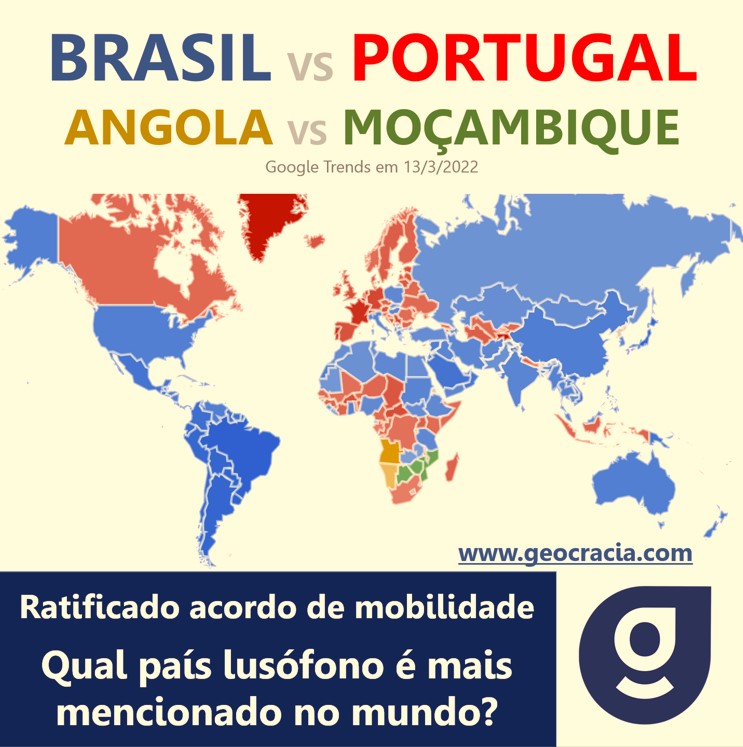País lusófono mais procurado