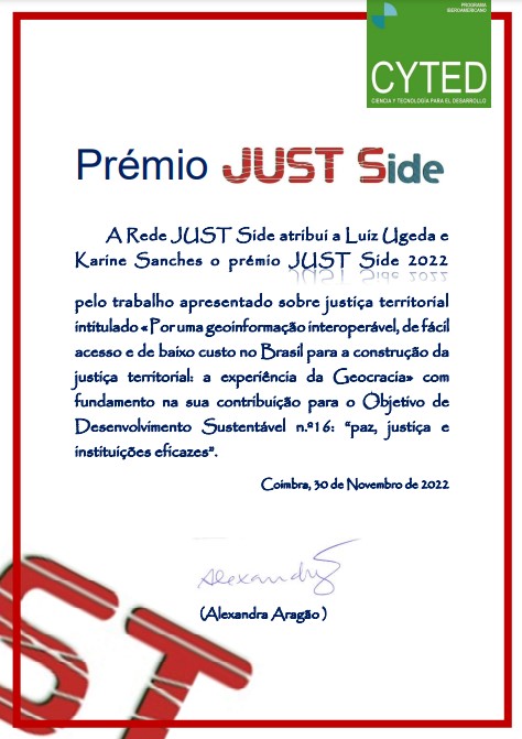 prêmio para a Agência Geocracia
